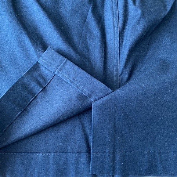 Lauren Ralph Lauren Navy Blue Pencil Skirt with Back Vent - Size 8 - Picture 7 of 7